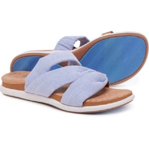 Clark's Shoes - Clark's Cloudsteppers Eliza Sandal Slides, Size 7.5